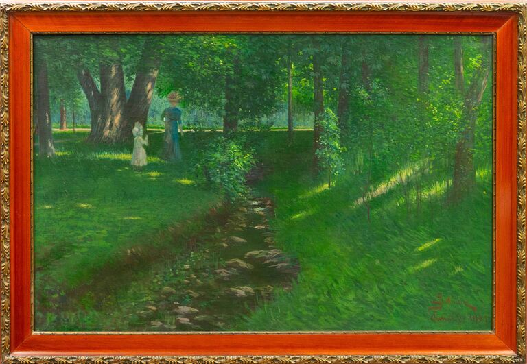 Josef Jelínek - Park v Čimelicích