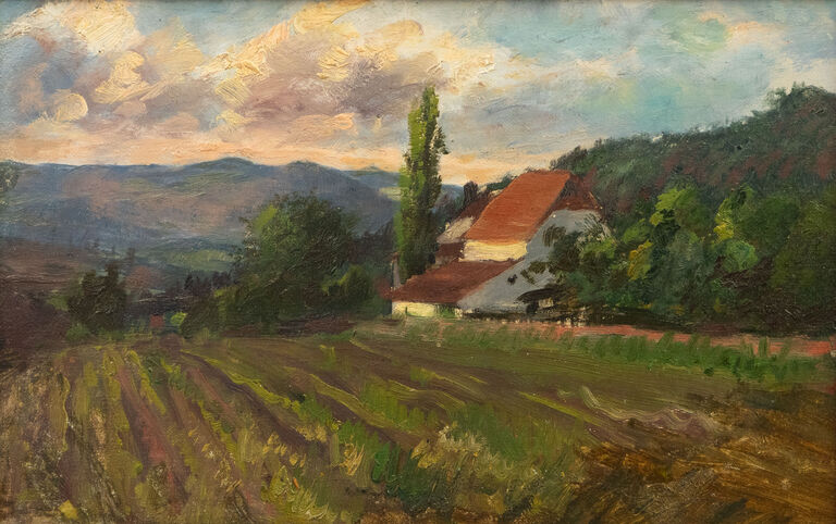  / Stavení pod lesem / Bohuslav Dvořák