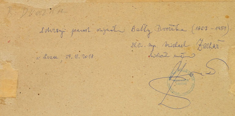  / Stavení pod lesem / Bohuslav Dvořák