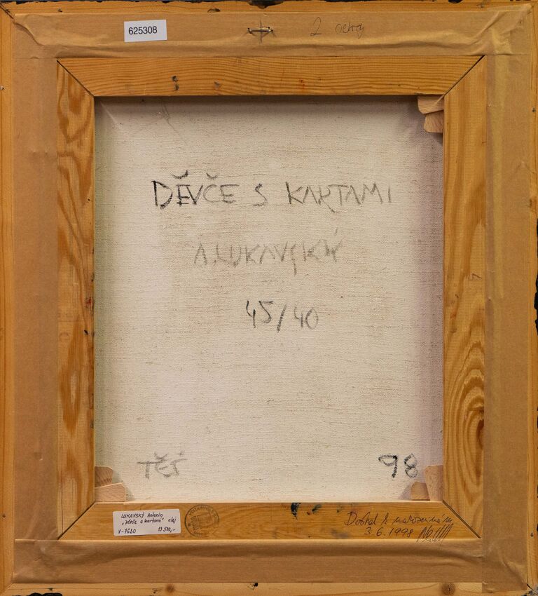  / Děvče s kartami / Antonín Lukavský