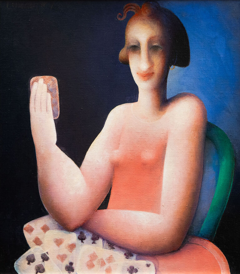  / Děvče s kartami / Antonín Lukavský