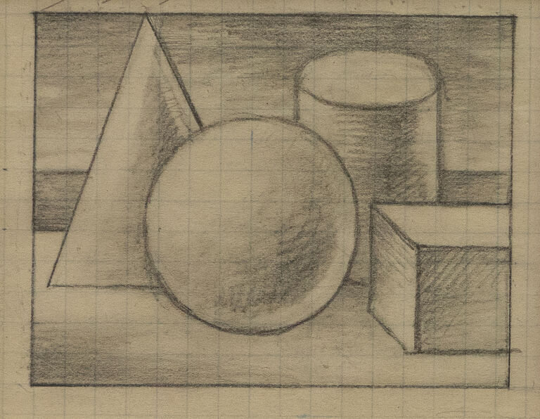  / Geometrické tvary - studie / Jan  Zrzavý