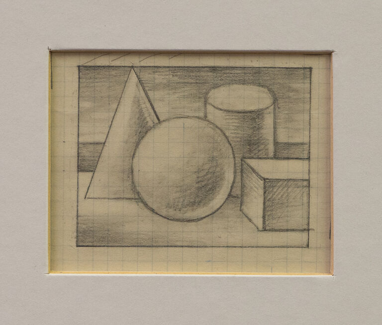 Jan  Zrzavý - Geometrické tvary - studie