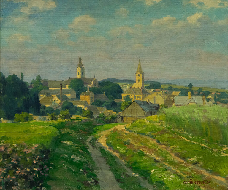  / Pohled na město / František Daněk - Sedláček