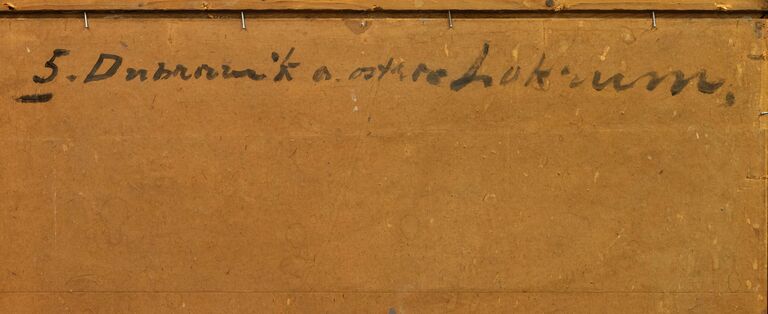  / Dubrovník z ostrova Lokrum / Josef Písecký (Liška)