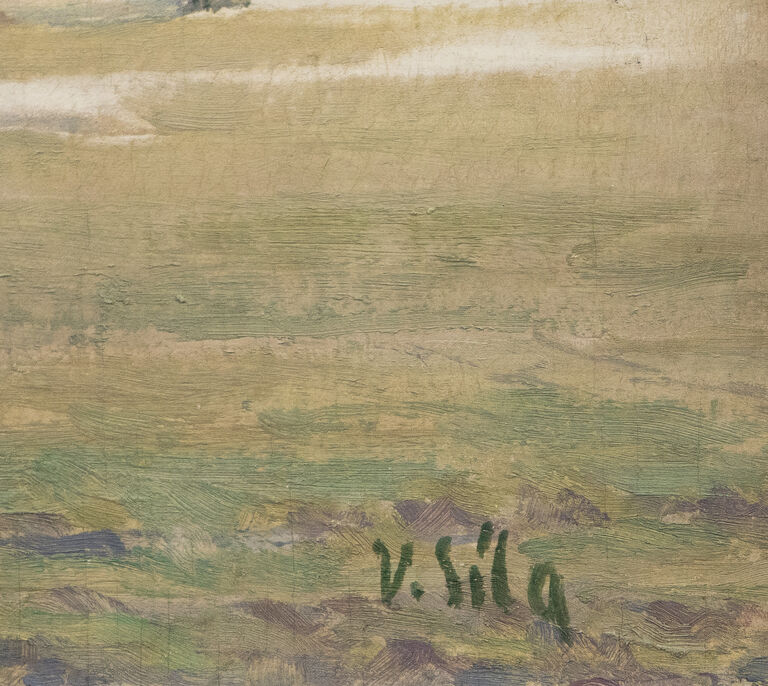  / Vesnička v zimě / Josef Václav Síla