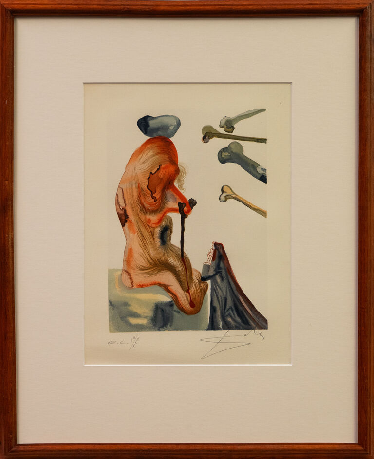 Salvador Dalí - Božská komedie - zpěv 18 - Podvodníci