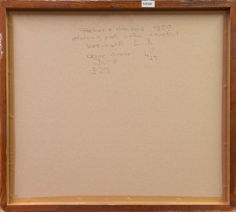  / Poemes et chansons / Joan Miró