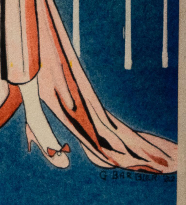  / Dáma s růží / George Barbier