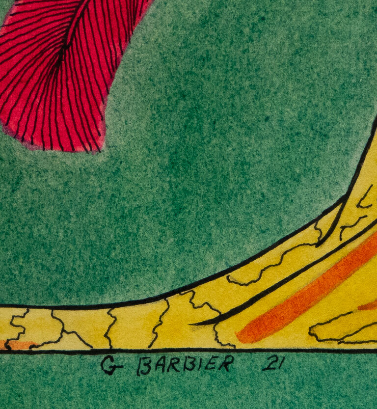  / Dáma se zrcátkem / George Barbier