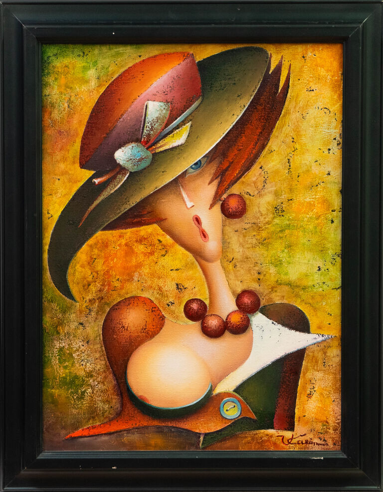 Vladimir Kasim - Dívka v klobouku