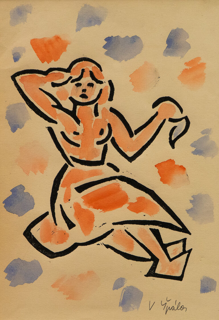  / Sedící dívka / Václav Špála