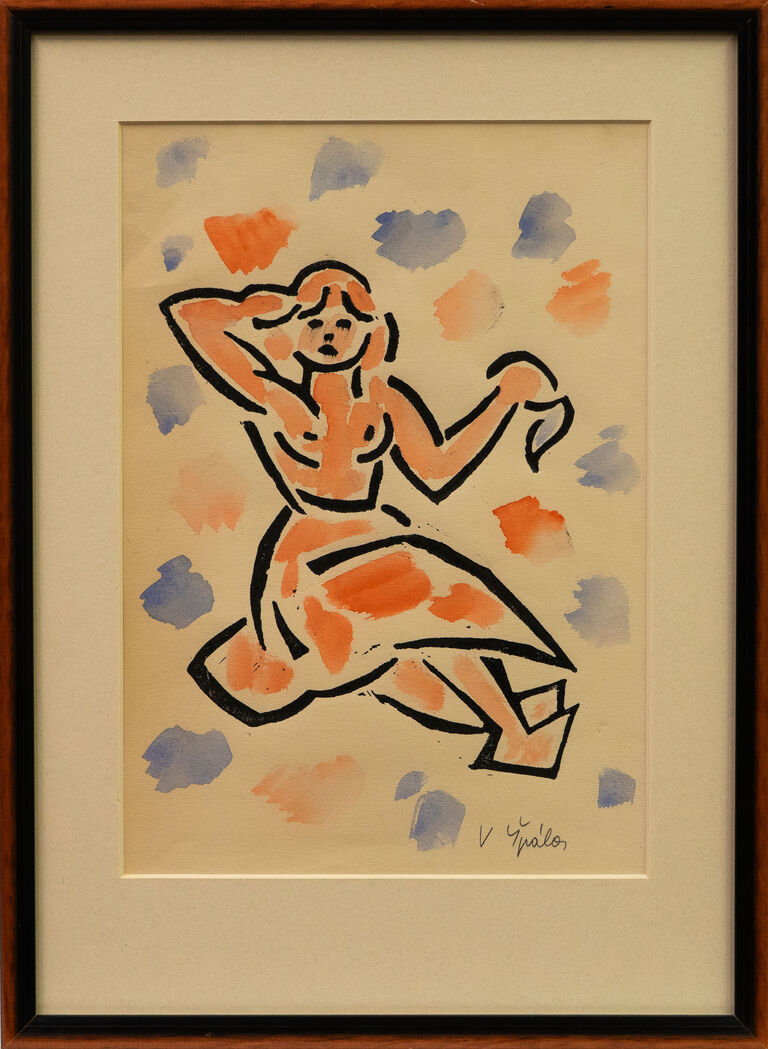 Václav Špála - Sedící dívka