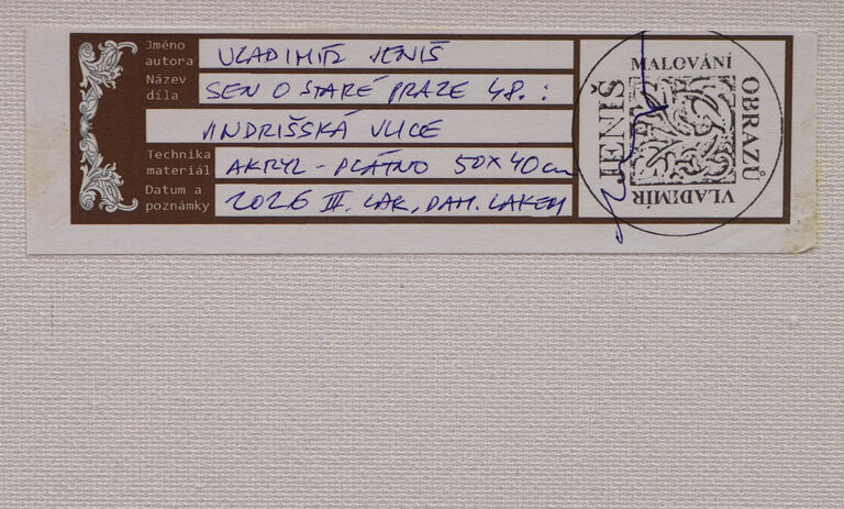  / Jindřišská ulice, Sen o staré Praze XLVIII / Vladimír Jeniš