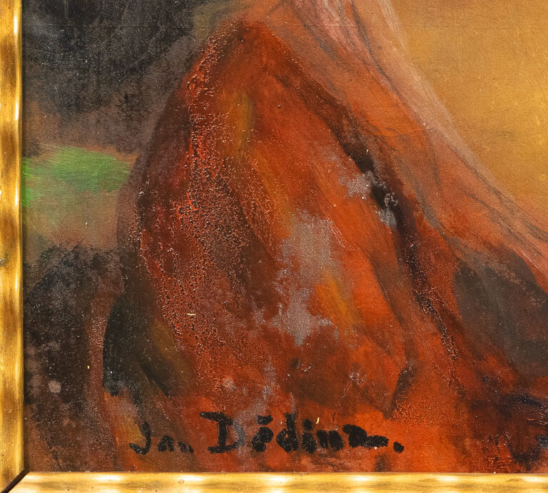  / Dívka v červeném šátku / Jan  Dědina