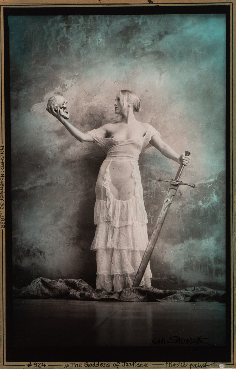 Jan Saudek - The Goddess of Justice