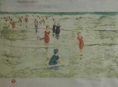  / Při koupání / František Tavík Šimon