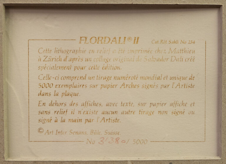  / Flordali II / Salvador Dalí