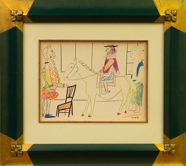 Pablo Picasso - Klaun, rytíř a žena
