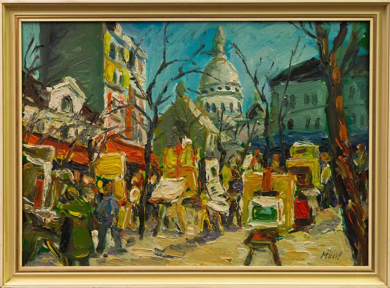 Leopold Musil - Montmartre, Place du Tertre