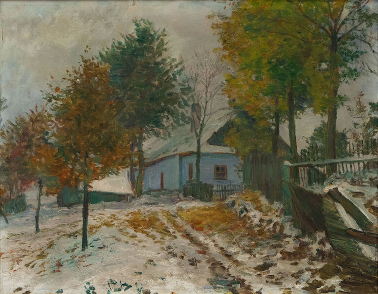  / Před chalupou / František Kaván