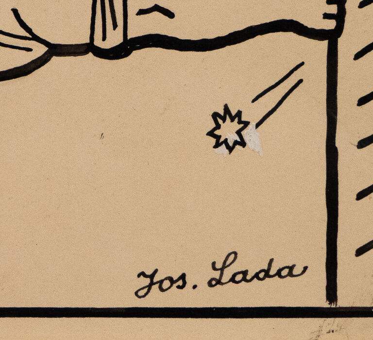  / Chaplin a boxer / Josef Lada