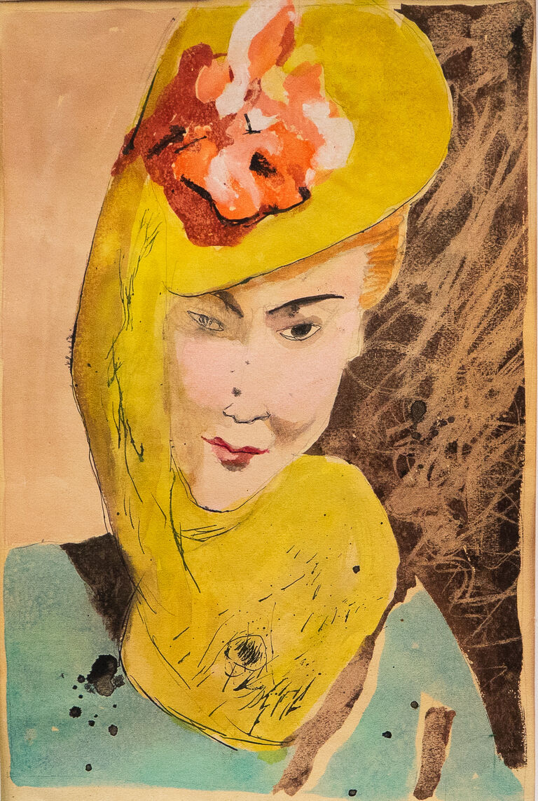  / Žena v klobouku / Josef Liesler
