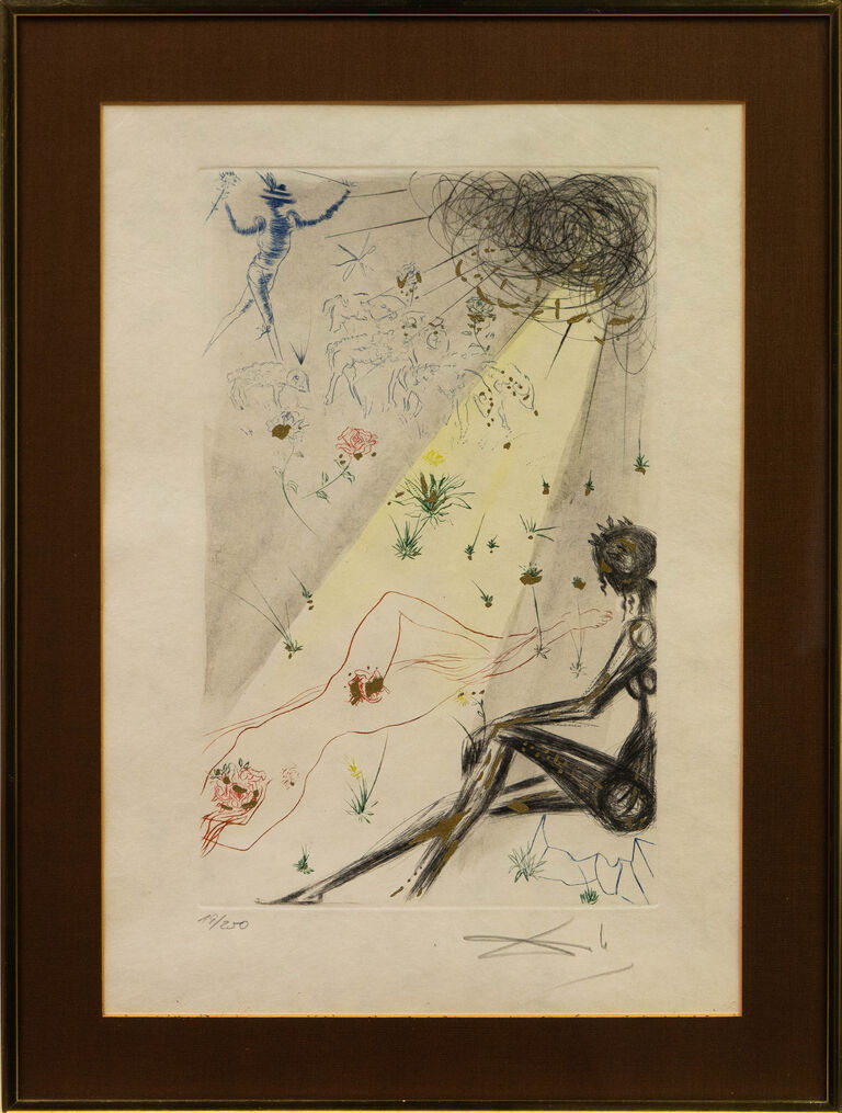 Salvador Dalí - Píseň písní: Nehleďte na mne, že jsem snědá