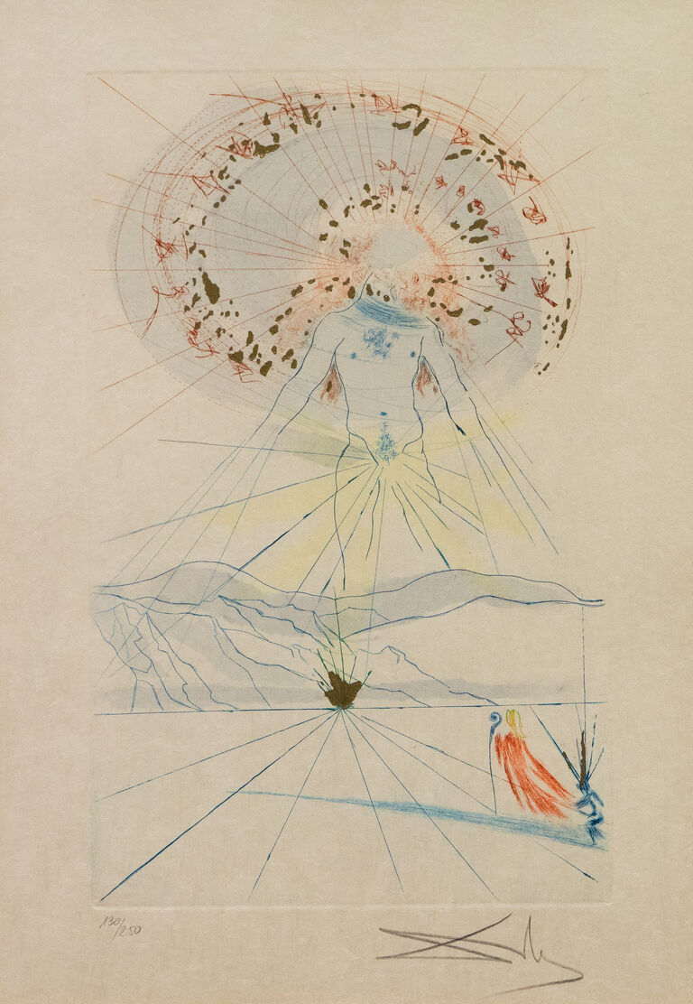  / Píseň písní: Hlas mého milého! Hle, přichází… / Salvador Dalí