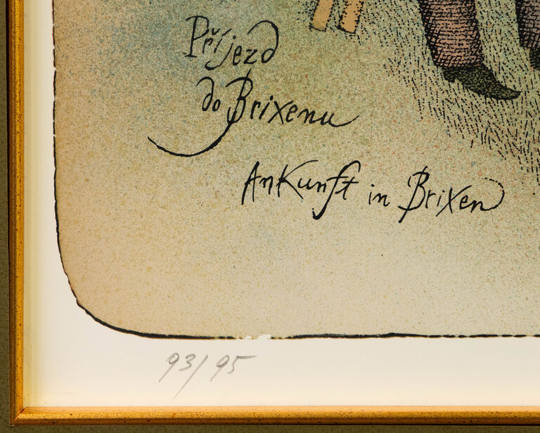  / Příjezd do Brixenu / Adolf Born