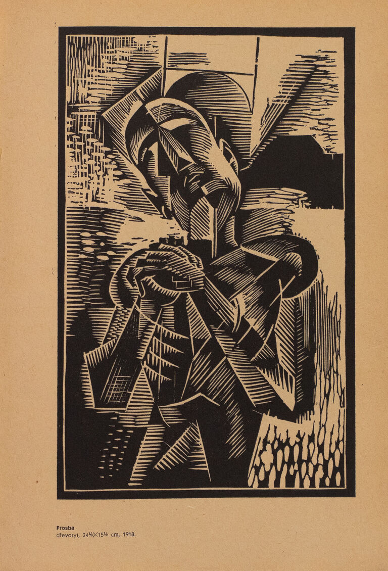  / Prosba, součást monografie Bohumil Kubišta / Bohumil Kubišta