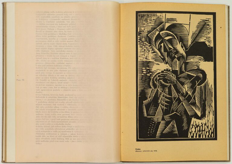 Bohumil Kubišta - Prosba, součást monografie Bohumil Kubišta