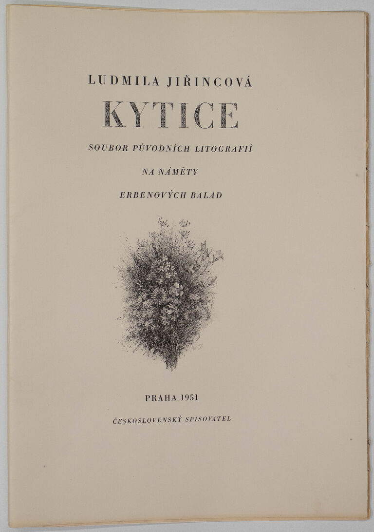  / Kytice, soubor litografií na náměty Erbenových balad / Ludmila Jiřincová