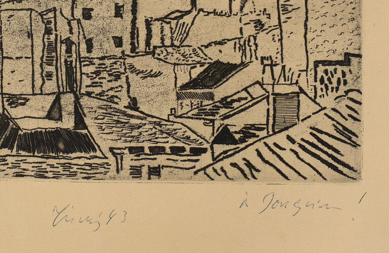  / Pařížské střechy / František  Tichý