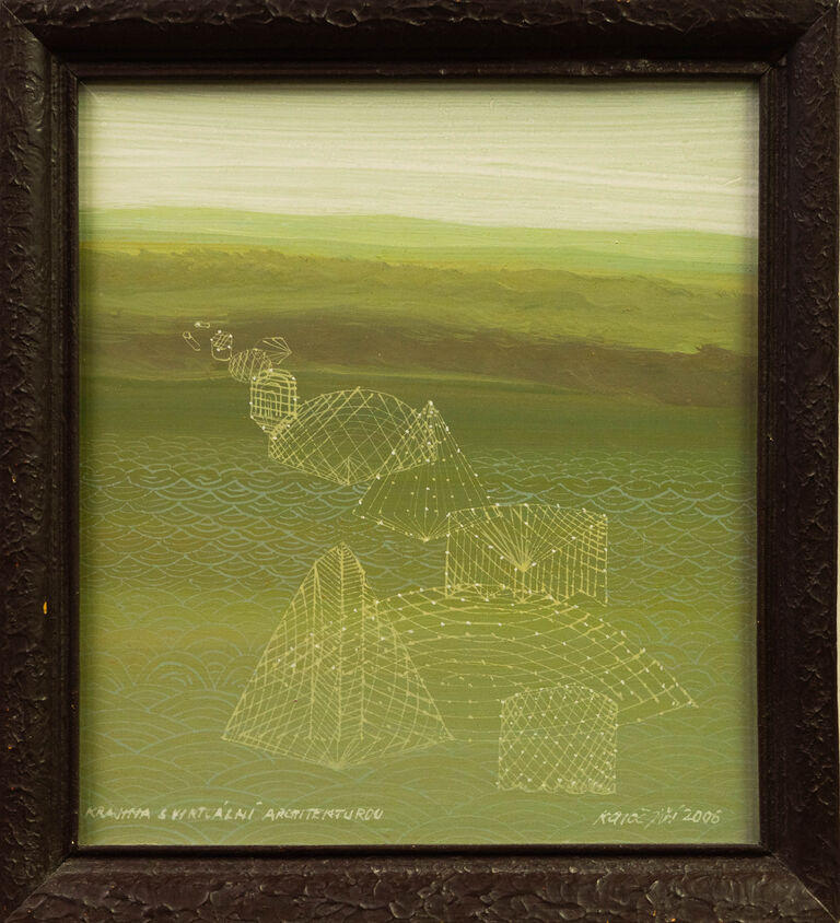 Jiří Kaloč - Krajina s virtuální architekturou