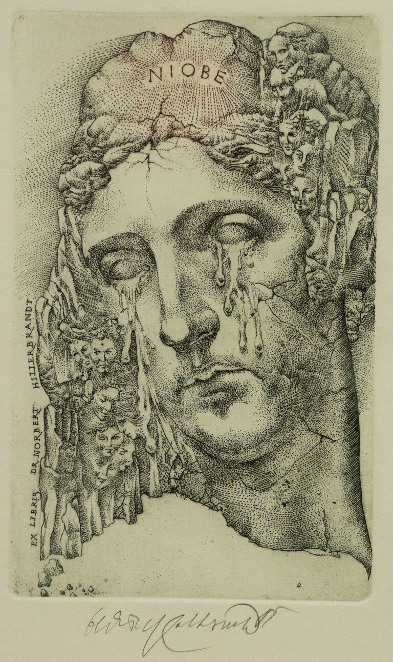  / Ex libris - konvolut 3 ks / Oldřich Kulhánek