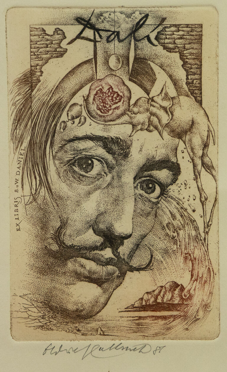  / Ex libris - konvolut 3 ks / Oldřich Kulhánek