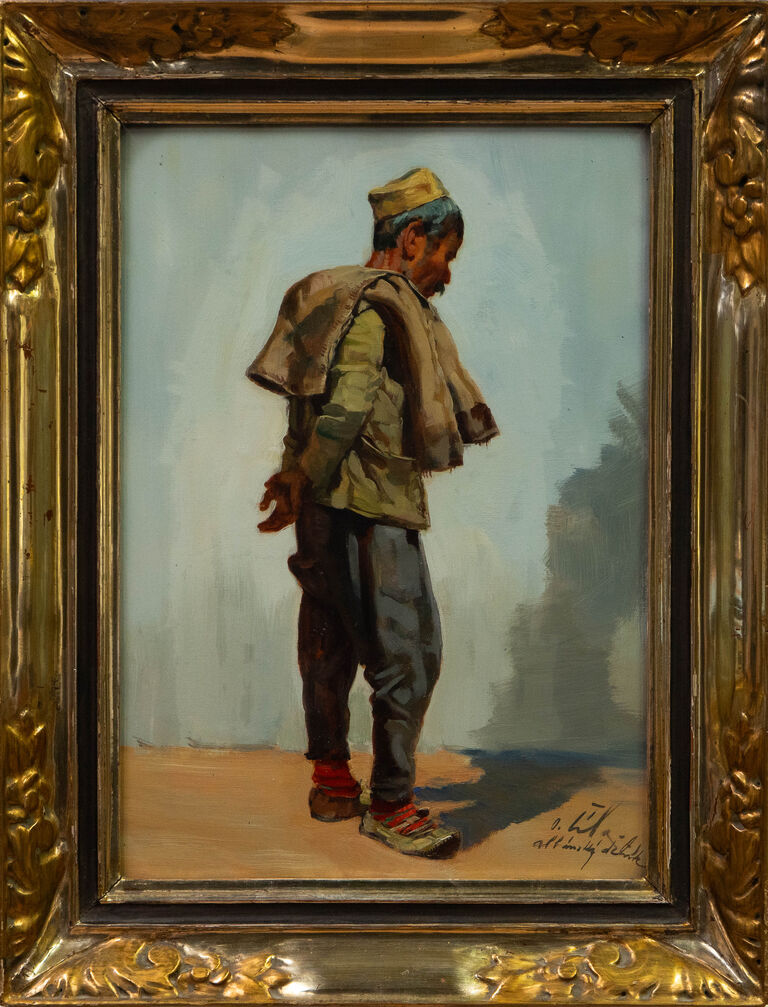 Otakar Číla - Albánský dělník