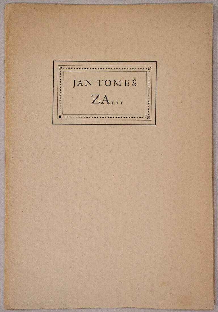  / Za... (Jan M. Tomeš, báseň z roku 1942) / Josef  Istler