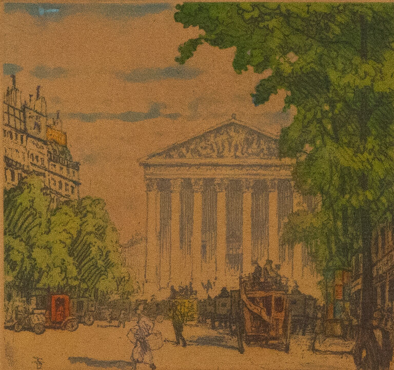  / Rue Royale et la Madeleine / František Tavík Šimon
