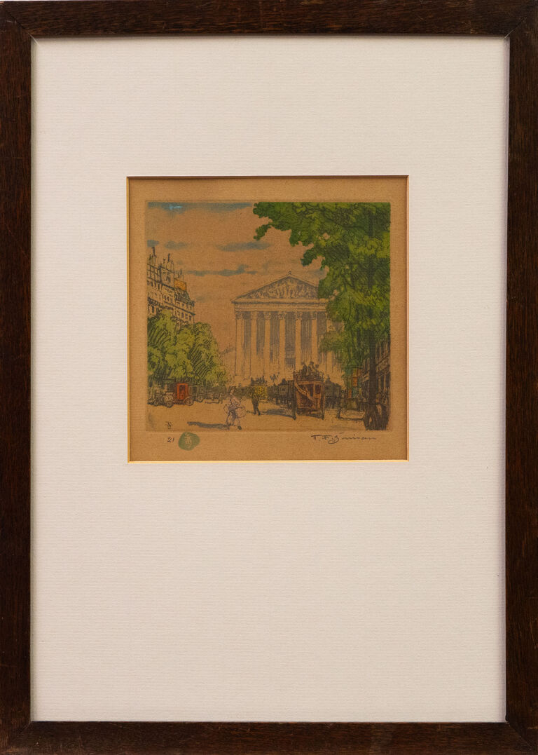 František Tavík Šimon - Rue Royale et la Madeleine