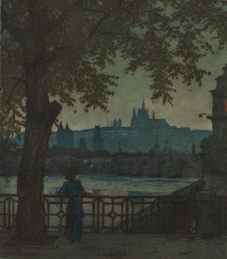  / Večerní Hradčany / František Tavík Šimon