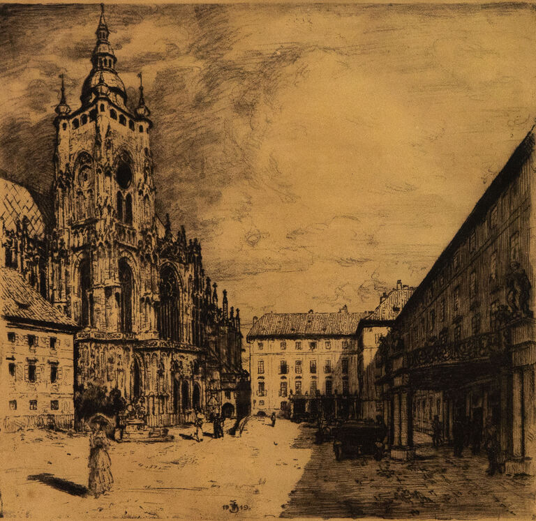  / Hradčanské náměstí, Praha / František Tavík Šimon