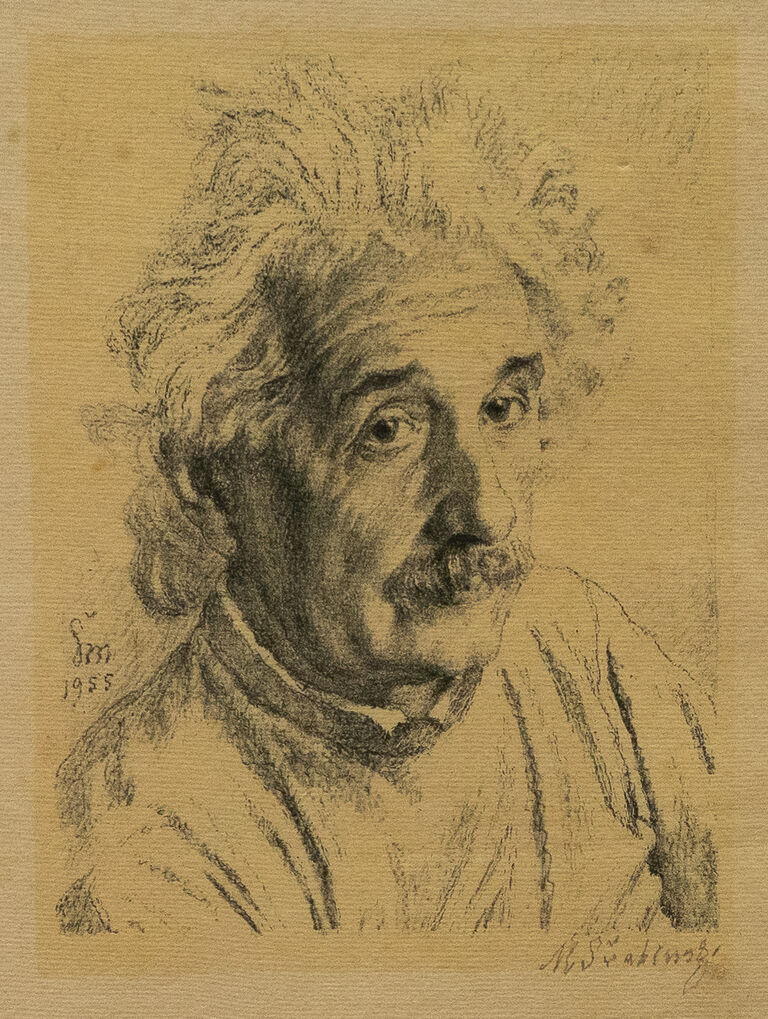  / Albert Einstein / Max Švabinský
