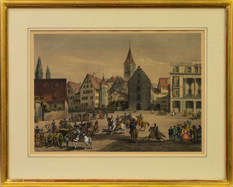   Autor neurčen - Paradeplatz v Curychu
