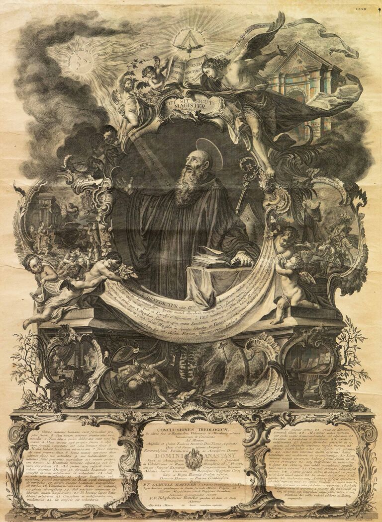  / Sv. Benedikt / Johann Wolfgang Baumgartner