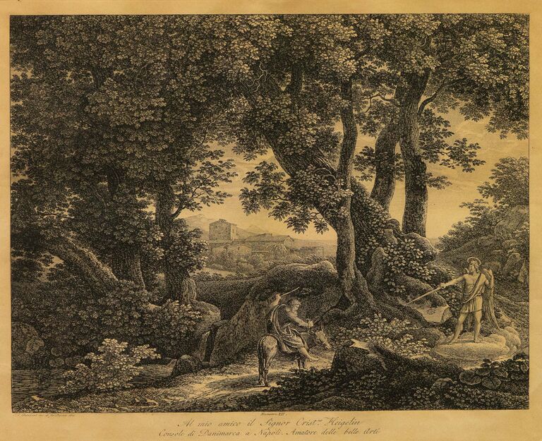  / Krajina s Bileámovým oslem / Johan Christian Reinhard