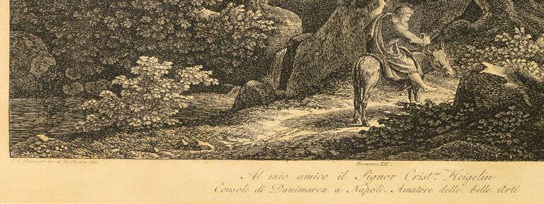  / Krajina s Bileámovým oslem / Johan Christian Reinhard