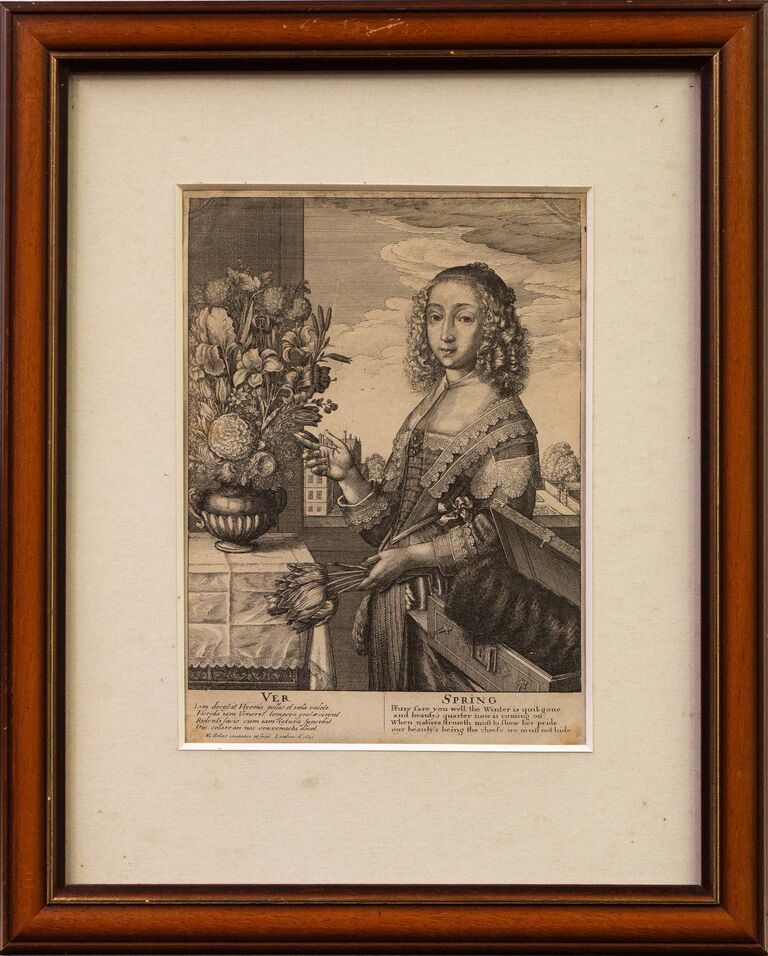 Václav Hollar - Čtyři roční období - Jaro