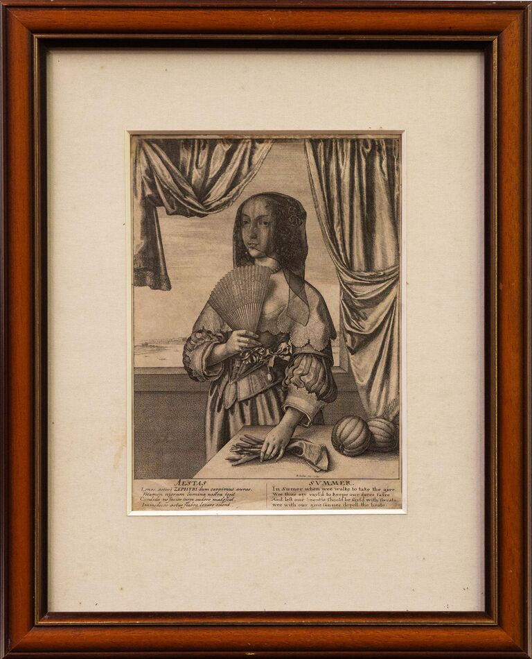 Václav Hollar - Čtyři roční období - léto